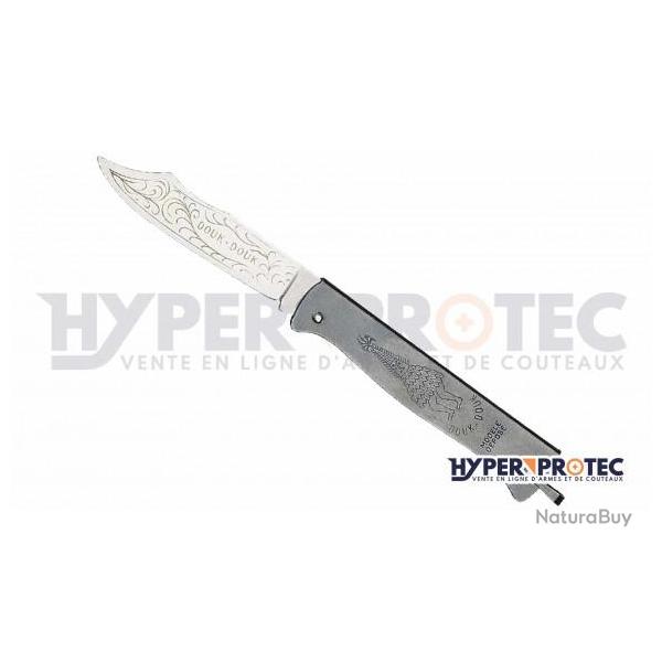 Couteau Douk Douk acier carbone forg� - 20 cm - Grise