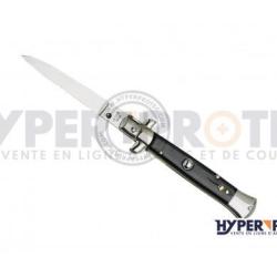 Couteau automatique Italien corne noire - 11 cm