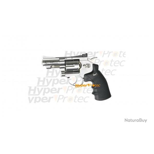 Revolver Dan Wesson � plombs chrom� 2.5 pouces