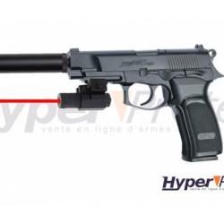 Pack Bersa Thunder 9 Pro culasse fixe CO2 &agrave; billes d'aciers