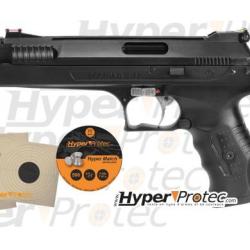 Pack pr&ecirc;t &agrave; tirer pistolet &agrave; plombs beeman 17