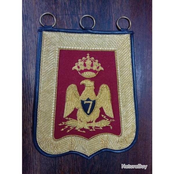 Reproduction de Sabretache d'Officier de Hussard - vers 1810 - premier empire - Napoleon Ier - TBE
