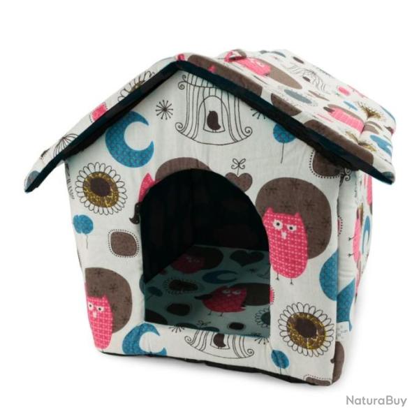 LunaLove - Niche pour Chien et Chat Mobile Taille L 38 cm x 35 cm x 33 cm