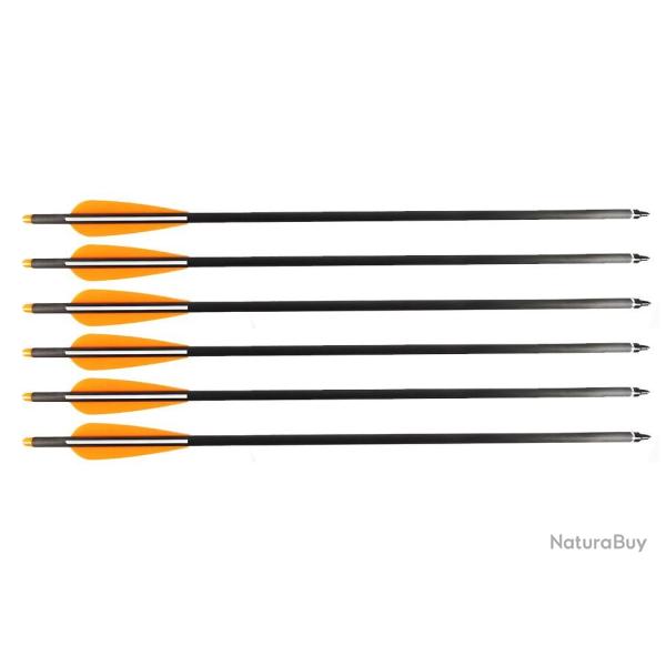 Pack 6 fl�ches d'arbal�te Trophy Hunter 20" Hybrid Carbon