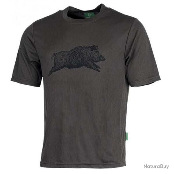 Tee-shirt vert sanglier