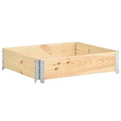 Jardini&egrave;re sur&eacute;lev&eacute;e 100 x 100 cm bois de pin solide 02_0000840