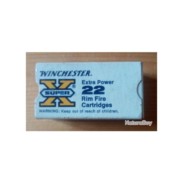 Bote ancienne 22 LR Winchester Extra Power