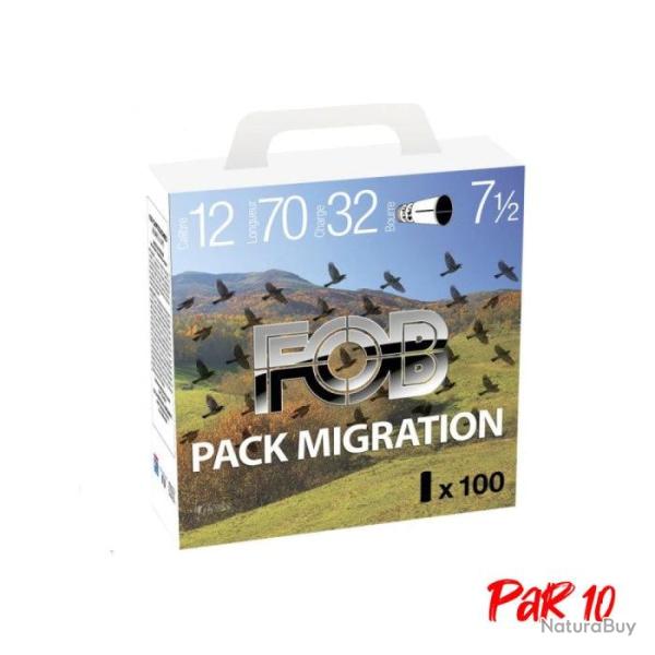 Cartouches FOB Migration Cal.12 70 32 g Par 10