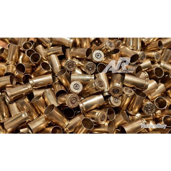 Douilles / Etuis 9mm en vrac non d�samorc� x500 Tir�es une fois