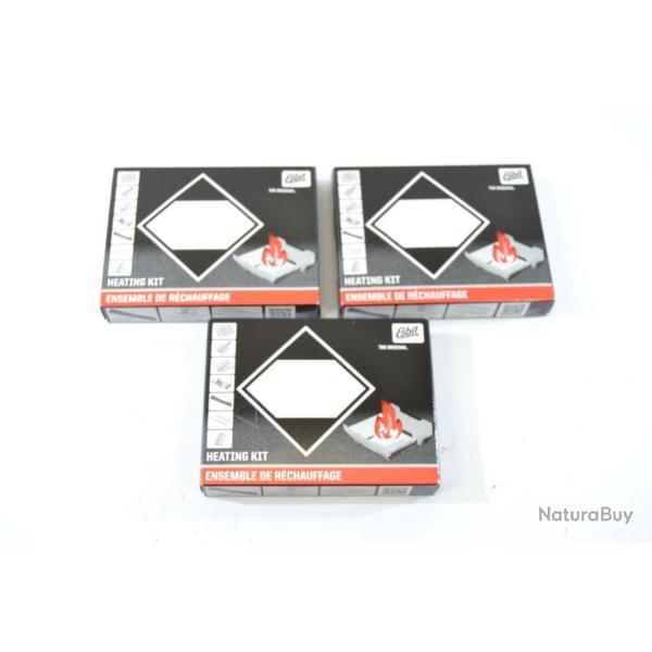 Lot x 3 R�chaud ESBIT pour ration militaire, survie randonn�e chasse p�che airsoft paintball trails