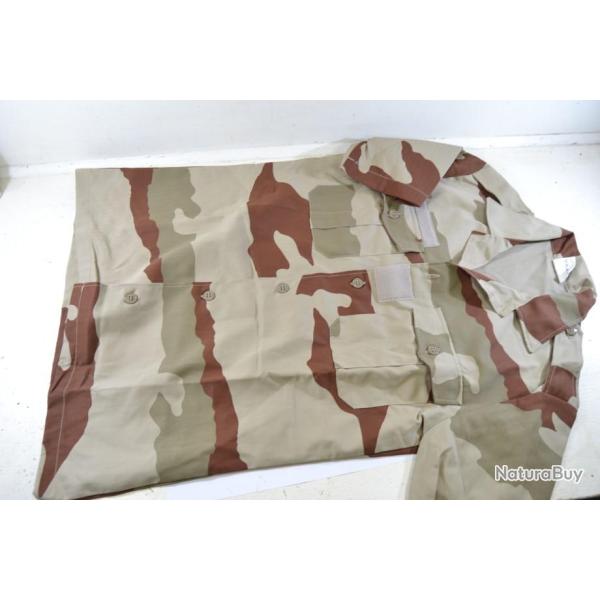 Chemise manches courtes chemisette Arm�e Fran�aise camouflage d�sert opex. Mageco taille 37-38
