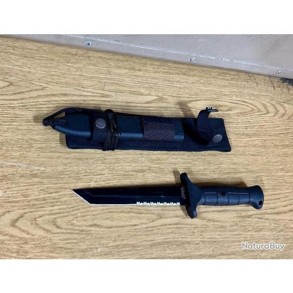 ORIGINAL AUTHENTIQUE BORKOTT & EICKHORN KM2K COMBAT KNIFE MADE IN SOLINGEN GERMANY COMME NEUF !!!