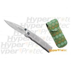 Couteau pliant Mcusta Seki Japan lame Damas et fourreau inclus