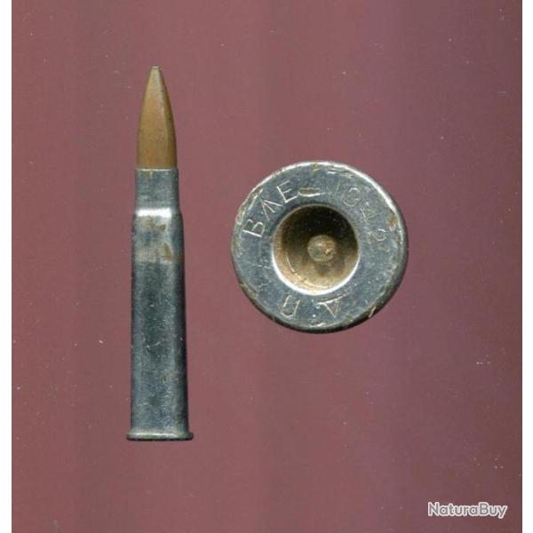 .303 British Inspector Dummy U Mk V - inerte d'inspection - RARE - marquage : B�E 1942 U V