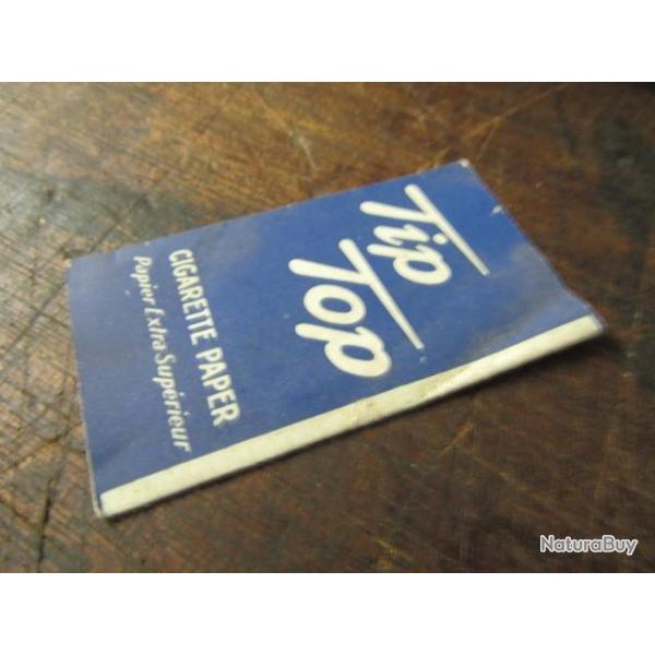 tip top paquet feuille cigarette militaire US army  USA  seconde guerre ww2