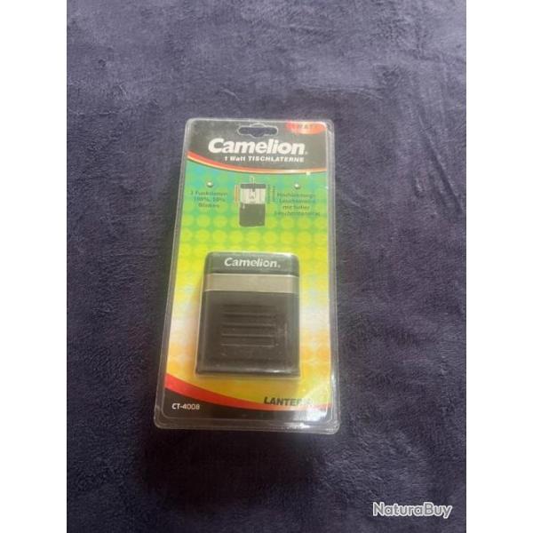 lampe lanterne voyage camping pliable led 1 WATT 2 modes eclairage 360� anneau suspension camelion