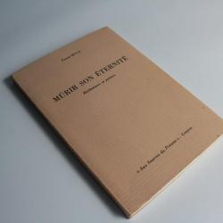 Livre Mûrir son éternité Pascal Ruga 1977 dédicacé