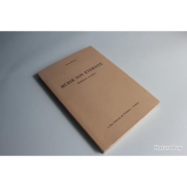 Livre Mrir son ternit Pascal Ruga 1977 ddicac