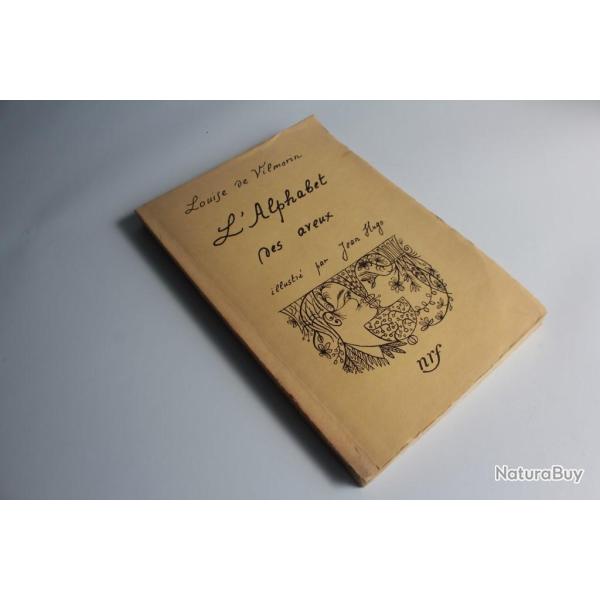 Livre L'alphabet des aveux illustr par Jean Hugo VILMORIN Louise 1954
