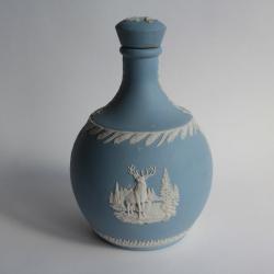 Bouteille porcelaine biscuit Wedgwood Glenfiddich 21 ans chasse