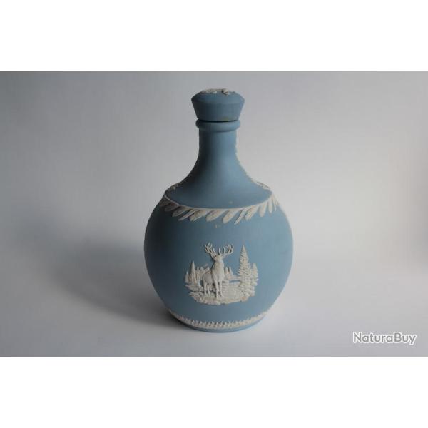 Bouteille porcelaine biscuit Wedgwood Glenfiddich 21 ans chasse
