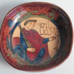 Coupelle Vide poche Louis-Etienne DESMANT Tapisserie Bayeux Willelm