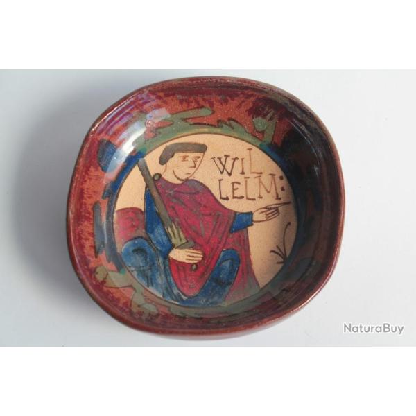 Coupelle Vide poche Louis-Etienne DESMANT Tapisserie Bayeux Willelm