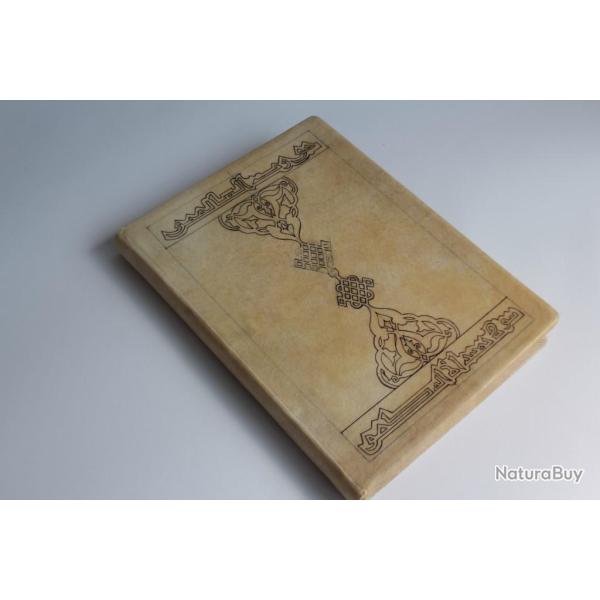 Livre choix de romances mauresques reliure parchemin peinte 1921