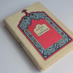 Livre Le Jardin des caresses reliure parchemin peinte Franz 1929
