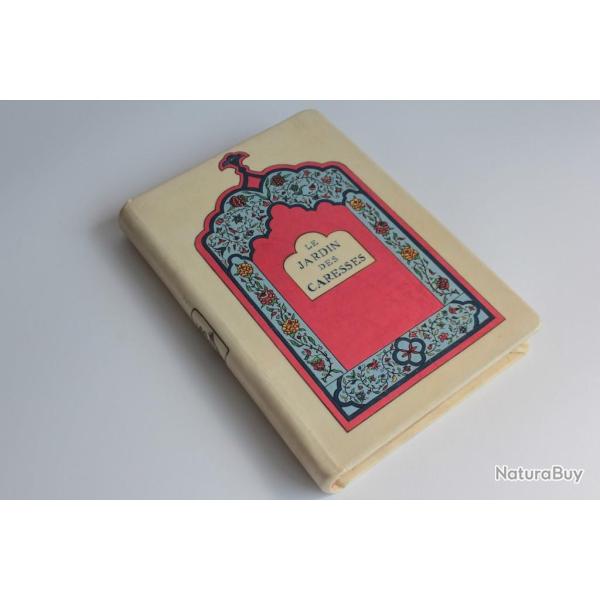 Livre Le Jardin des caresses reliure parchemin peinte Franz 1929