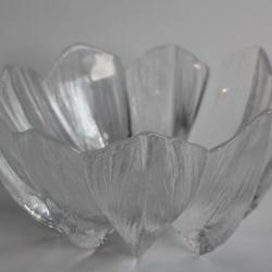 KOSTA BODA Bol cristal Nénuphar Mats Jonasson Suède