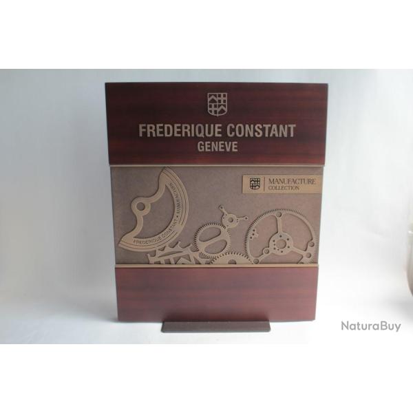 FREDERIQUE CONSTANT Pr�sentoir publicitaire Montre bois