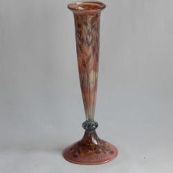 Vase verre Vera Walther Allemagne 1985