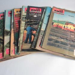 Revue La vie du rail 22 numéros de 1953 du 404 à 440