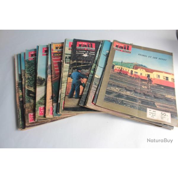 Revue La vie du rail 22 numros de 1953 du 404  440