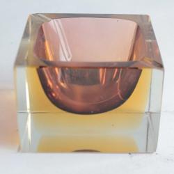 MURANO Cendrier Somerso Vetreria G. Campanella & Cie 1970