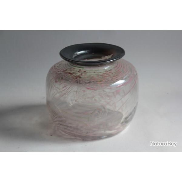 Vase verre souffl� Erwin EISCH 1980 Allemagne