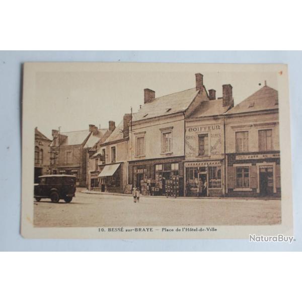 CPA France Bess sur braye place de l'htel de ville
