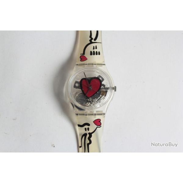 SWATCH Montre Swatch Special 2002 GK371 Cupid's Bow Saint Valentin