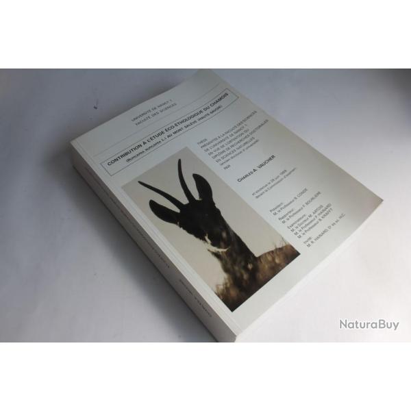 Thse l'tude co-thologique du chamois Salve C.A.Vaucher 1988