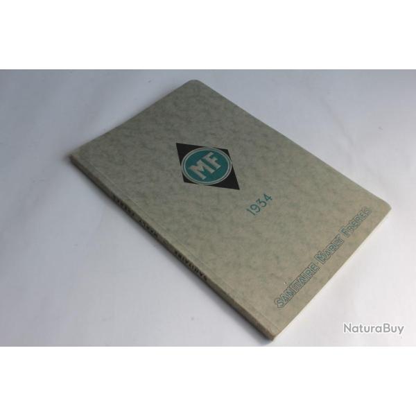 Livre Catalogue Sanitaire Marly Frres 1934