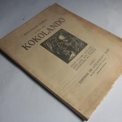 Livre A mon ami Kokolando Paul-Franz Namur 1929