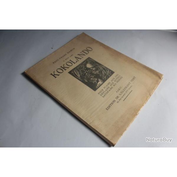 Livre A mon ami Kokolando Paul-Franz Namur 1929