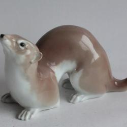 Hermine porcelaine Karl Ens Volkstedt Allemagne