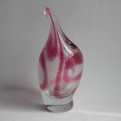 HARRACHOU Vase Harrtil verre Alois Metelak Tch&eacute;coslovaquie