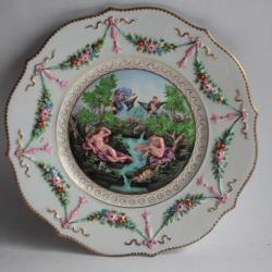 CAPODIMONTE Assiette porcelaine