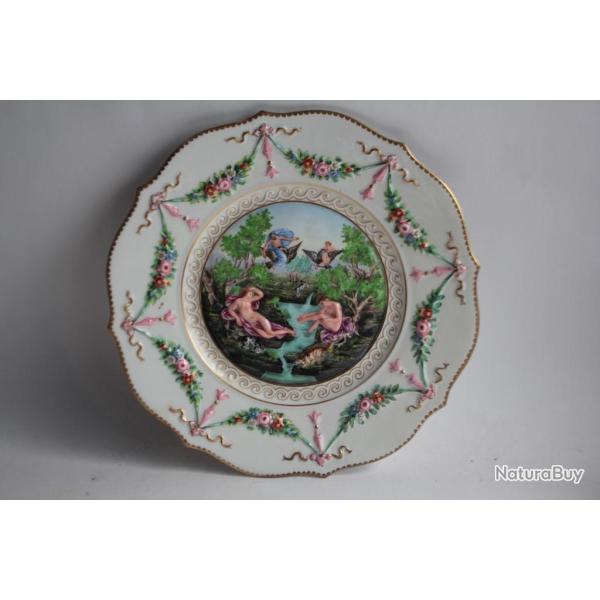 CAPODIMONTE Assiette porcelaine