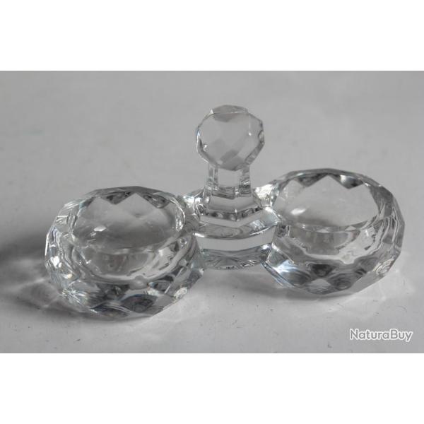 BACCARAT Sali�re cristal moul�