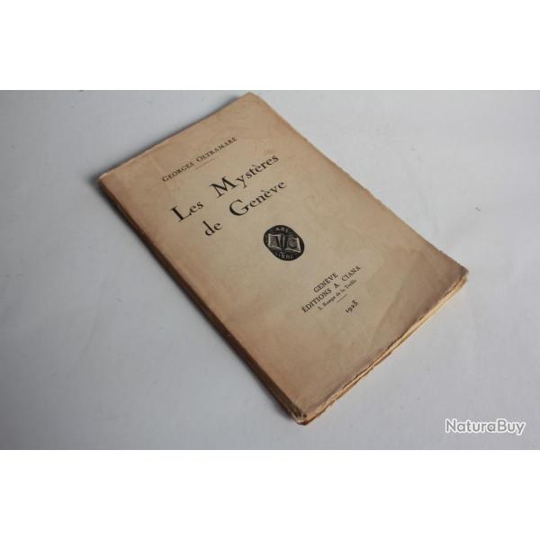 Livre Les Mystres de Genve Georges Oltramare 1923