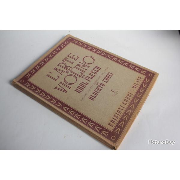 Livre L'arte del violino di Karl Flesh par Alberto Curci vol 1